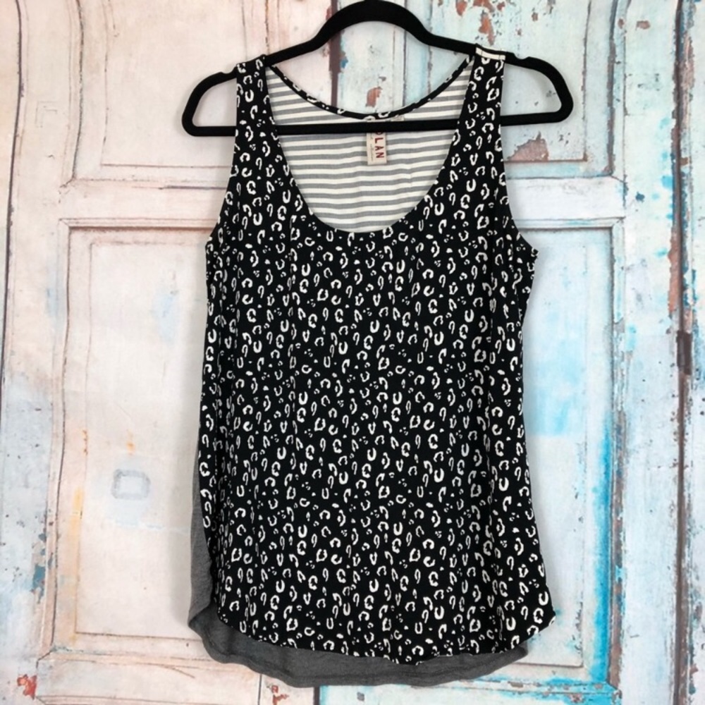 Dolan Leopard Print Tank Top